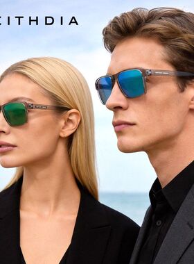 新款无LOGO偏光太阳眼镜男女变色