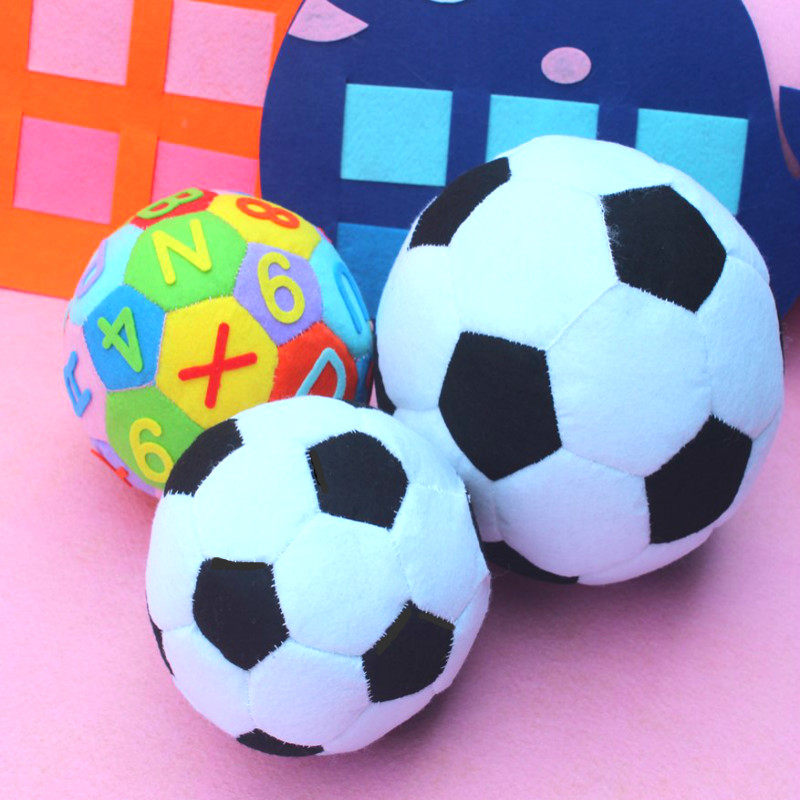 足球英文字母数字球 玩具球儿童玩具手工不织布diy材料包免裁剪