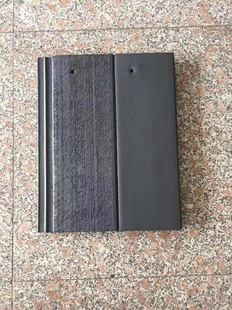 水泥瓦平板瓦330×420黑灰色英红瓦半拉毛瓦屋顶瓦压制混凝土瓦