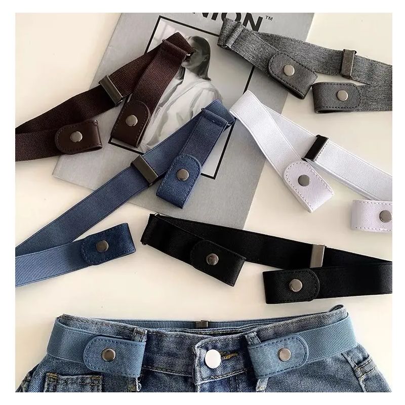 松紧弹力腰带隐形懒人皮带军训可调节牛仔裤收腰好物裤腰裤腰带