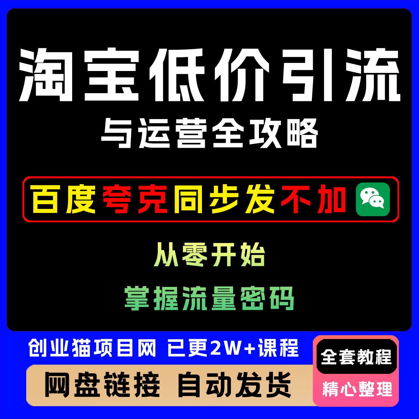 2025 淘宝低价引流与运营全攻略，从零开始掌握流量密码