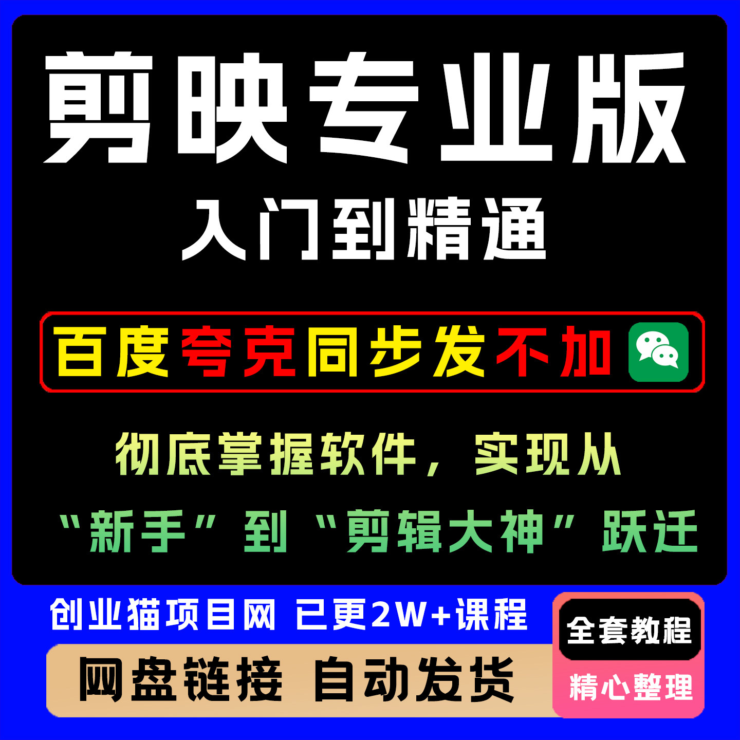 剪映专业版入门到精通彻底掌握软件实现从新手到剪辑大神跃迁教程