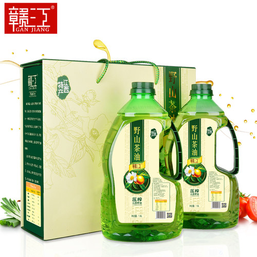 赣江山茶油1.8lx2高档礼盒装