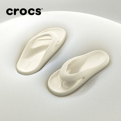 Crocs面包人字拖户外夹脚拖鞋