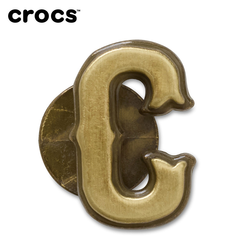 Crocs卡骆驰智必星配件洞洞鞋 西方字母C 西方字母J 西方字