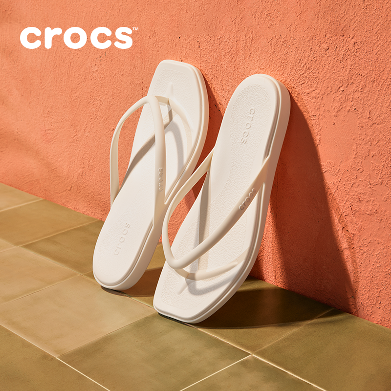 Crocs卡骆驰迈阿密方头人字拖户外夹脚拖鞋凉鞋|211435