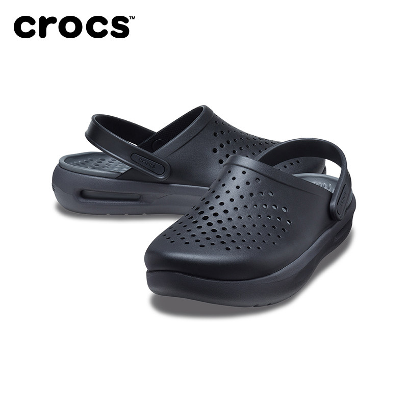Crocs卡骆驰舒乐洞洞鞋男士外穿沙滩鞋包头拖鞋