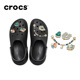新品 试用 Crocs卡骆驰泡芙珐琅马年五件套套装 洞洞鞋 207521