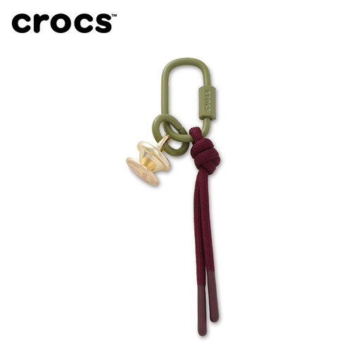 Crocs卡骆驰智必星配件洞洞鞋花 绿色户外扣
