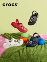 Crocs Тапочки в стиле Crocs, кроксы, мужские тапочки, повседневная пляжная обувь на плоской подошве, закрытый носок