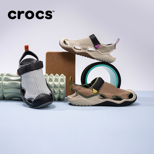 Crocs卡骆驰男士激浪酷网凉鞋户外沙滩鞋外穿男鞋|211095