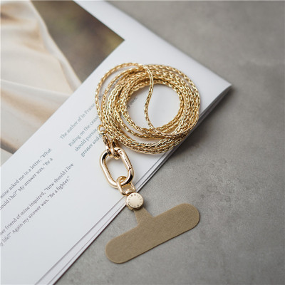 新款长款斜挎可背珍珠皮卡链