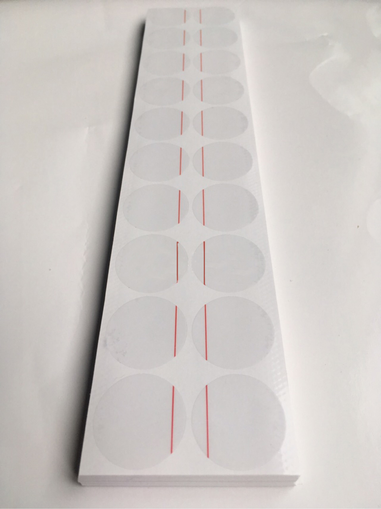 底盖25mm修表工具红线半贴不干胶