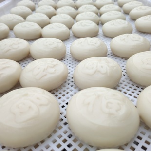 手工圆年糕印花正宗弋阳大禾米年糕江西特产横峰水磨圆年糕3个起