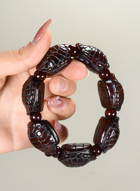 男女天然牦牛角民族风手链手串