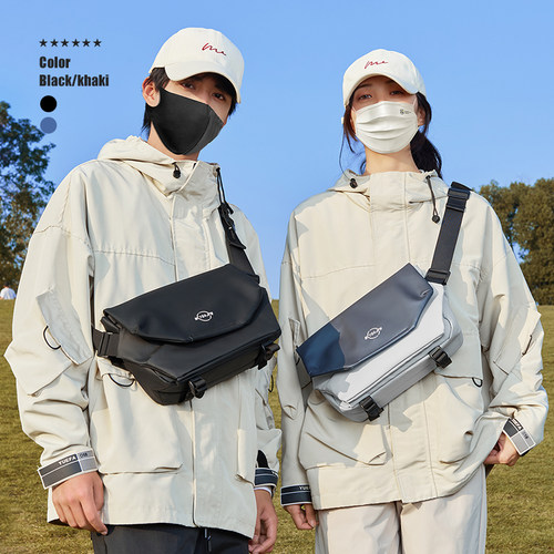 男士斜挎包2026新款时尚单肩包