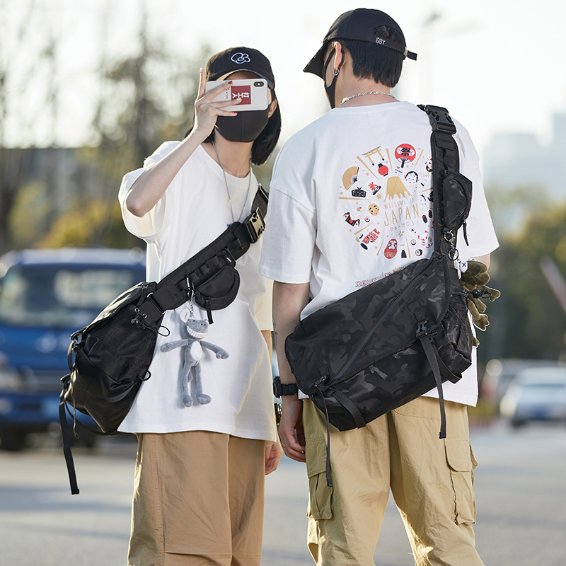 单肩休闲斜挎包木村耀司运动