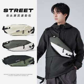 木村耀司胸包斜挎包小号2025新款男士轻便小背包手机腰包男款挎包