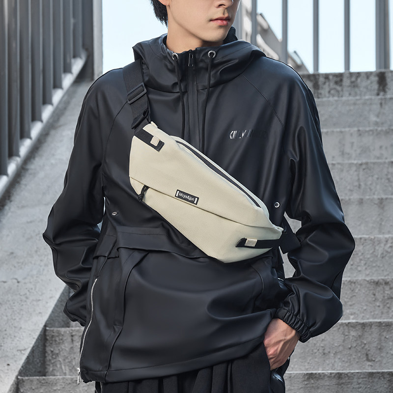 斜挎包设计感小众男士胸包轻便休闲新款单肩包多功能男款腰包挎包,箱包皮具/热销女包/男包,胸包,淘宝优惠券,粉丝福利购,淘宝优惠卷