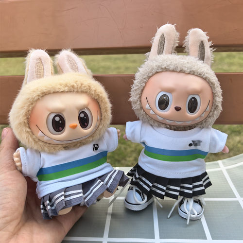 labubu公仔羽毛球运动套装衣服