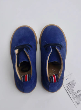 儿童春秋冬休闲皮鞋法轻奢男童高帮软牛皮英伦风鞋子真皮童鞋