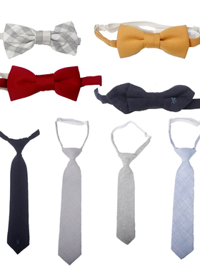 法单儿童领结可调节小主持学院风领带儿童配饰