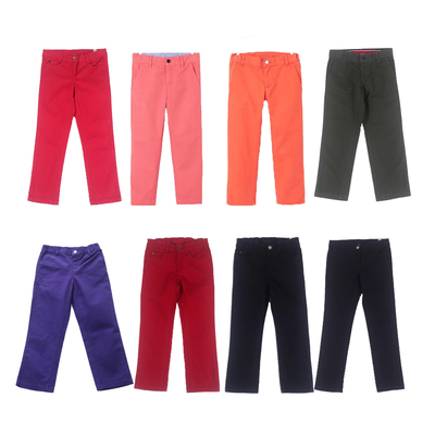 法单J家男女童春秋长裤洋气有型全棉直筒裤休闲百搭修身有型裤子