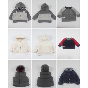 g*p儿童秋冬卫衣绒衫保暖不倒绒连帽卫衣棉马甲羽绒服外套多款