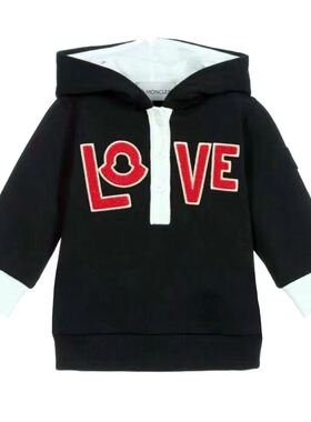 Mon家纯原儿童秋冬抓绒卫衣男女童连帽绒衫休闲保暖外套粉丝福利