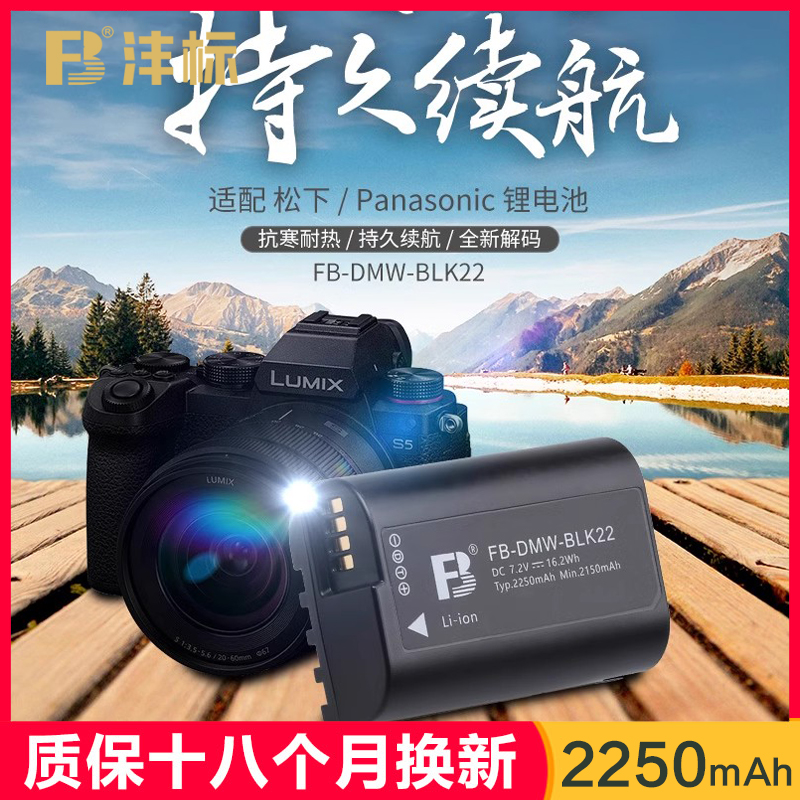 沣标BLK22松下S5电池s52充电器