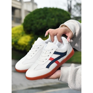 福建运动鞋男款网眼透气牛筋底太极鞋女士练功鞋太极拳鞋武术鞋子