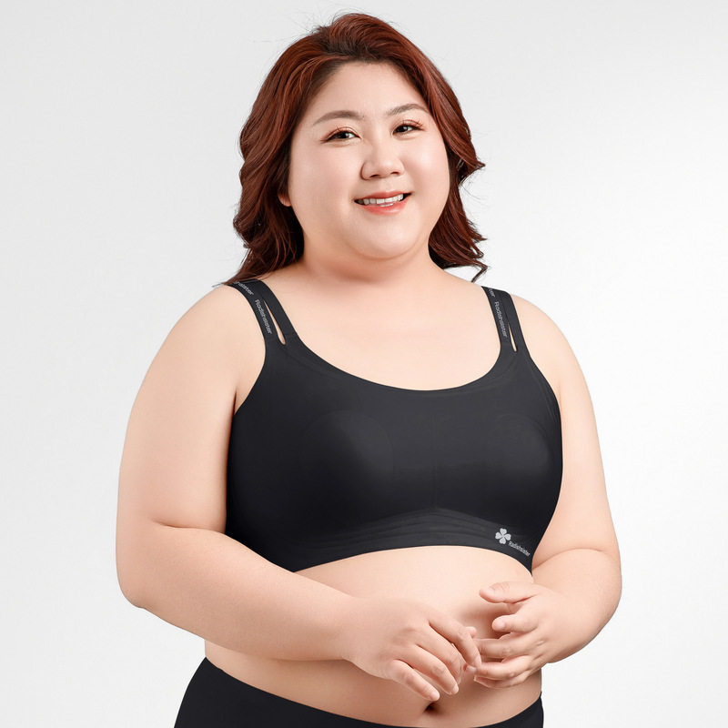 双肩带大胸显小隐形无痕内衣女聚拢收副乳无钢圈兔耳朵文胸薄款,女士内衣/男士内衣/家居服,少女文胸,淘宝优惠券,粉丝福利购,淘宝优惠卷