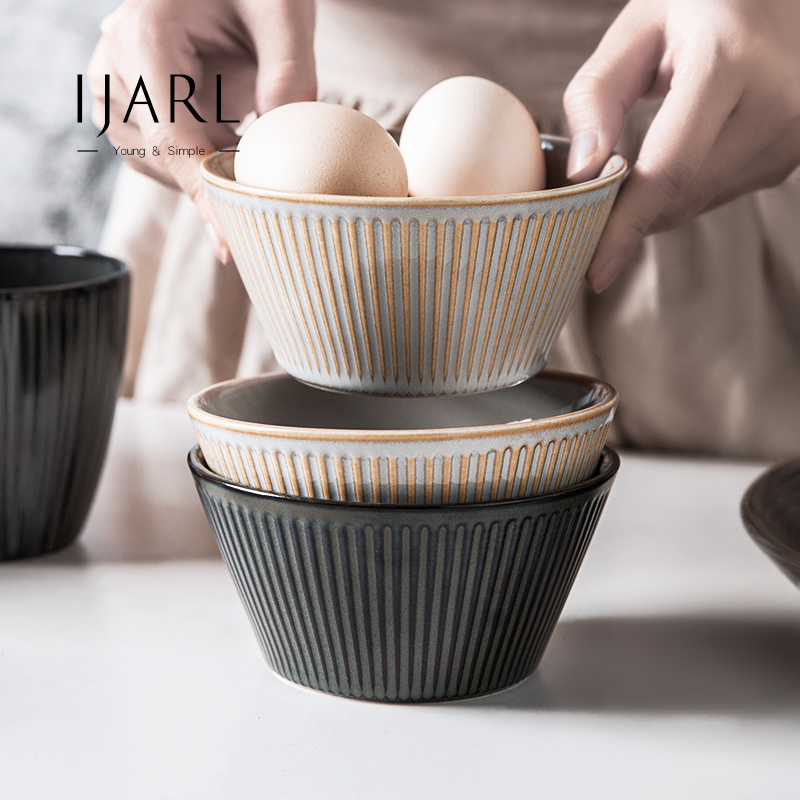 ijarl北欧风创意陶瓷餐具碗家用