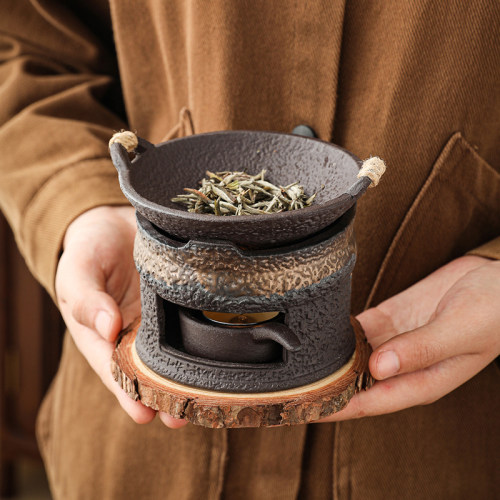 陶瓷茶道熏香烤茶炉套装