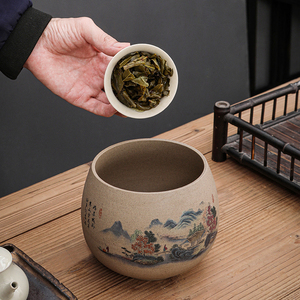 茶洗家用中式陶瓷杯洗水盂大容量