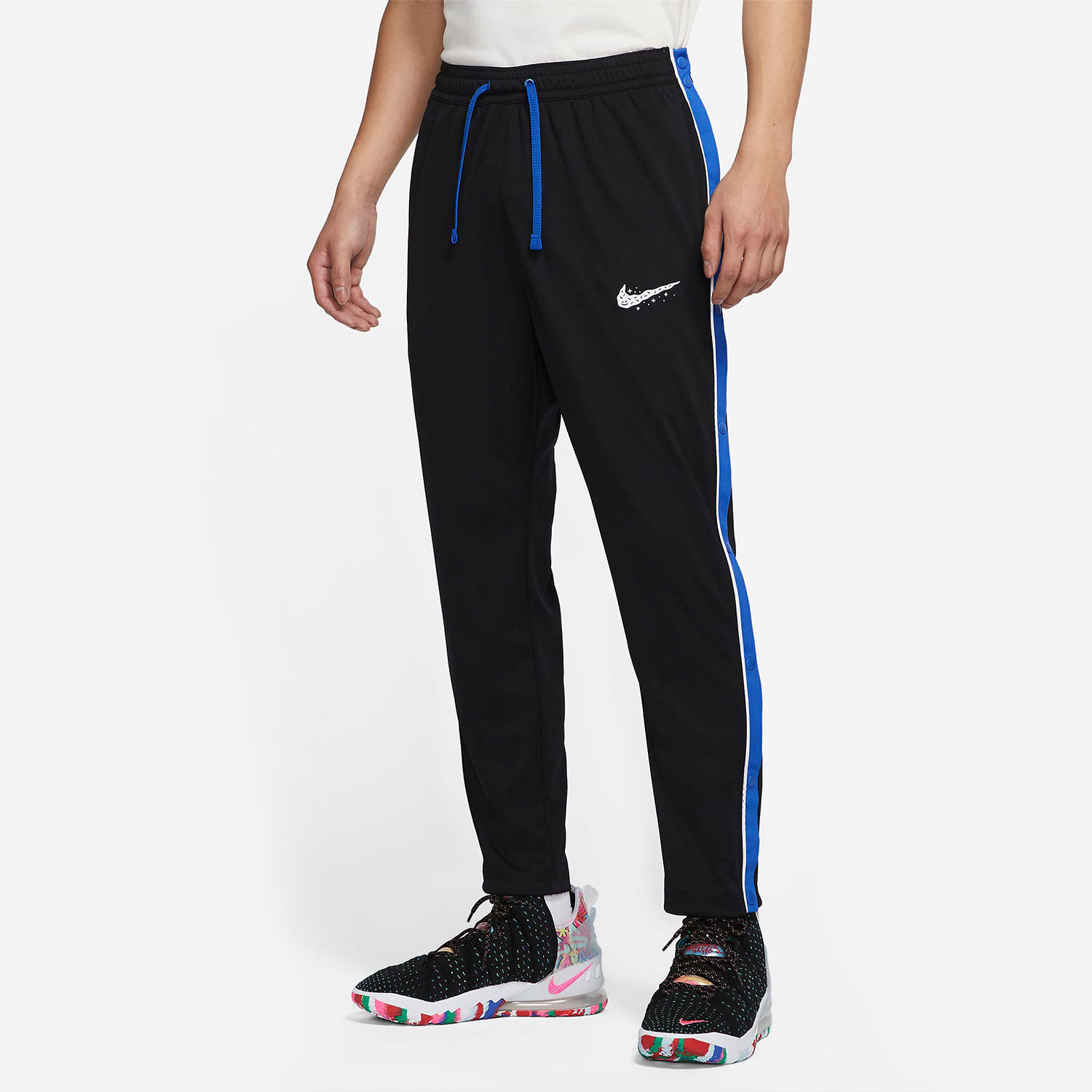 nike/耐克正品男子休闲训练透气舒适排扣宽松运动长裤dv3200-010