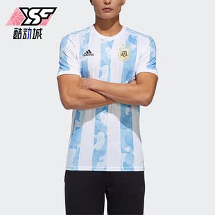 男子休闲运动短袖 2021年夏季 T恤GE5475 阿迪达斯正品 Adidas
