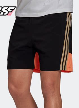 Adidas/阿迪达斯正品夏季新款男子户外运动训练短裤GL5676