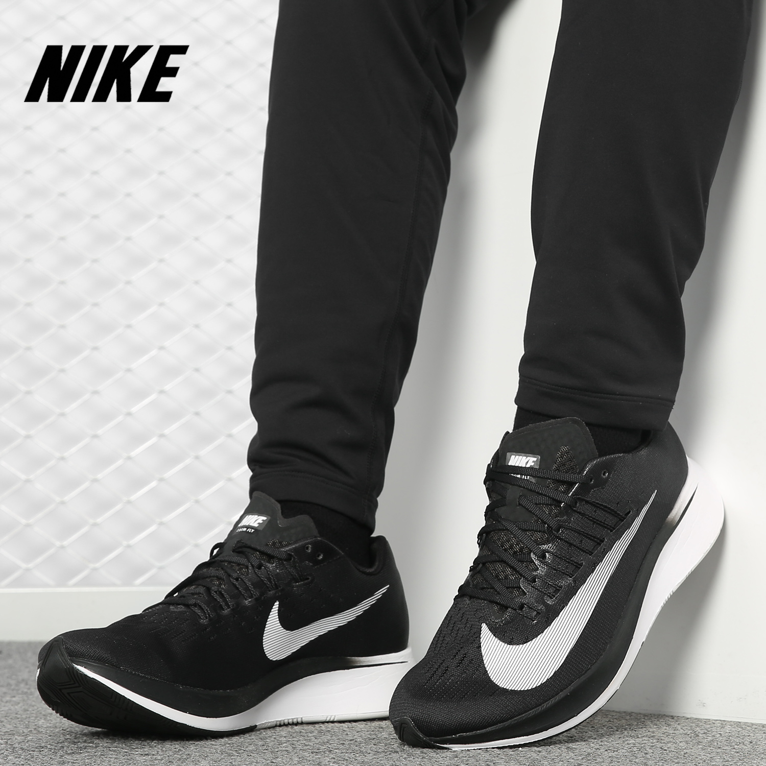 Nike/耐克正品2019新款Zoom Fly男子气垫飞线 马拉松跑步鞋880848