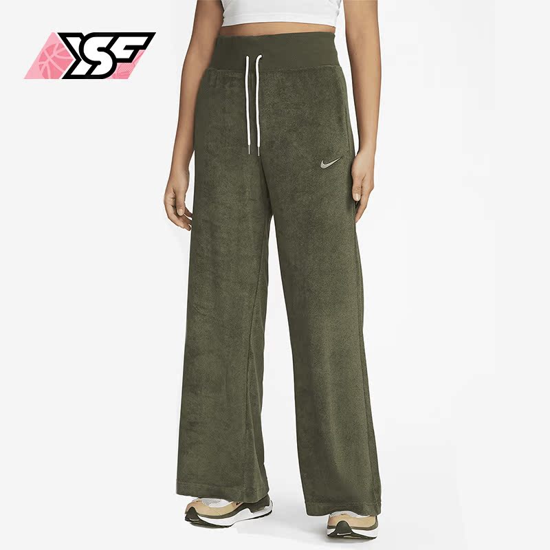 Nike/耐克正品2023春季新款女子高腰阔腿运动长裤DV7837-325