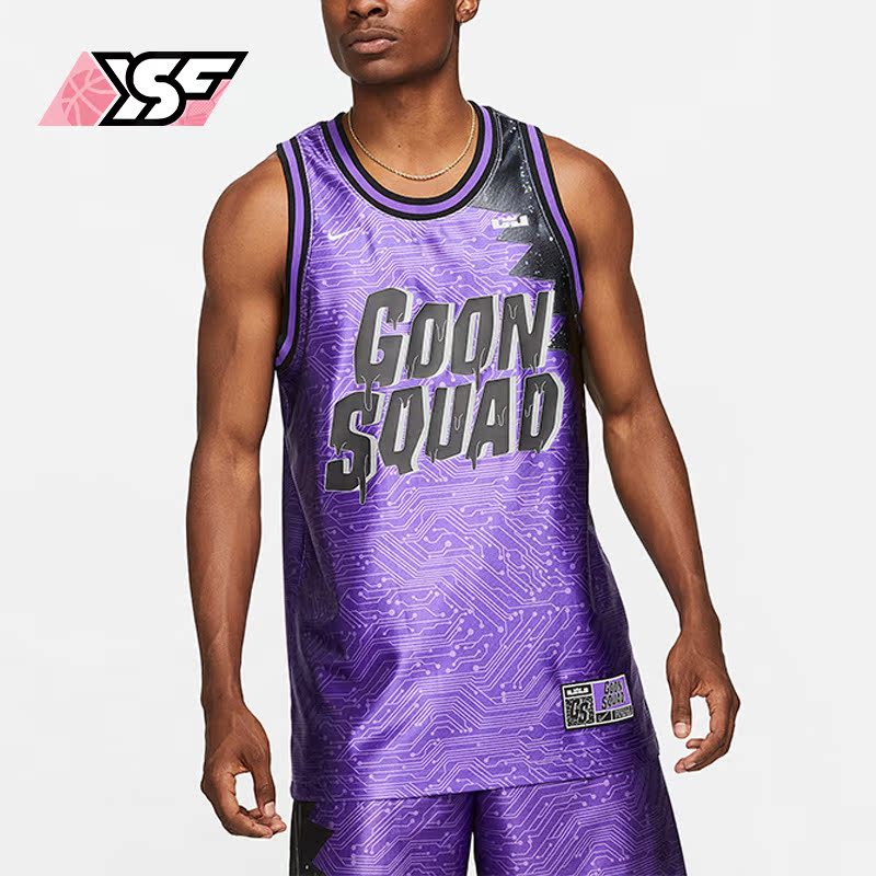 Nike/耐克正品新款Space jam詹姆斯男子篮球无袖球衣DJ3872-560