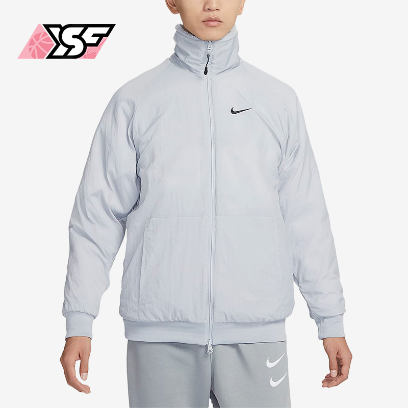 耐克正品男子羊羔毛双面穿外套