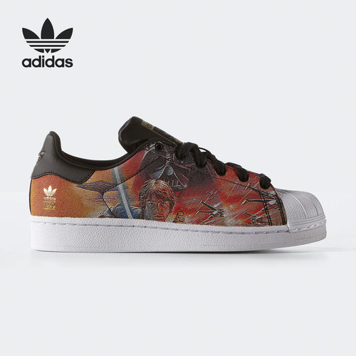 Adidas/阿迪达斯正品SUPERSTAR STAR WARS J大童经典运动鞋B24726