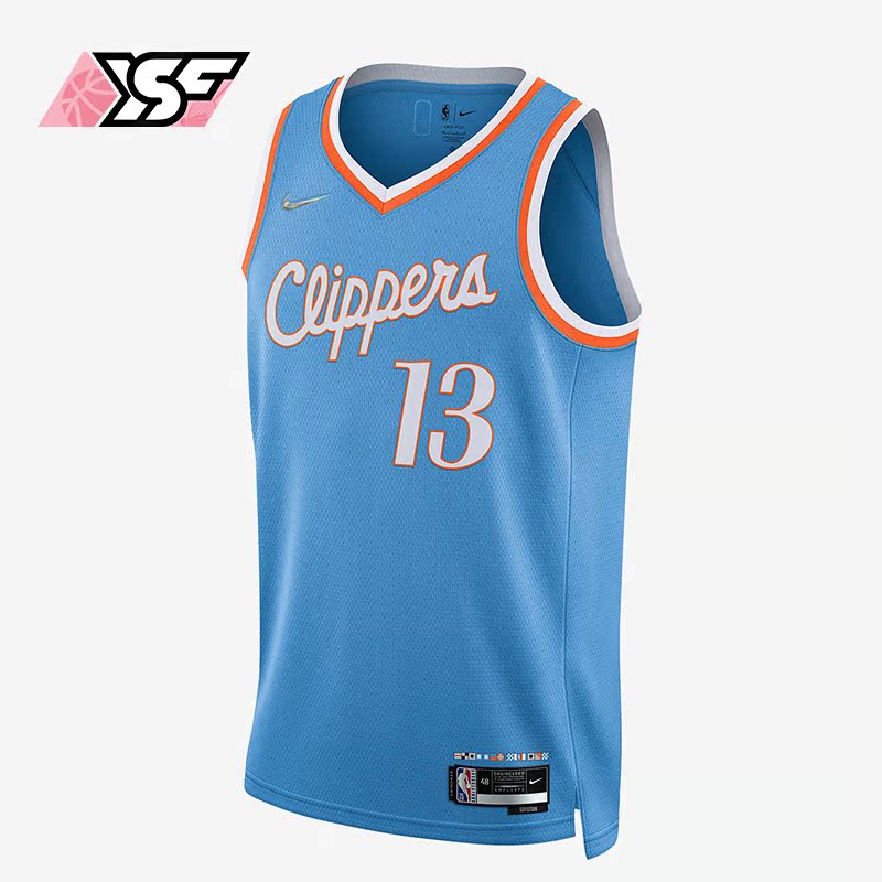 Nike/耐克正品新款乔治泡椒快船队男子篮球无袖球衣DB4031-463