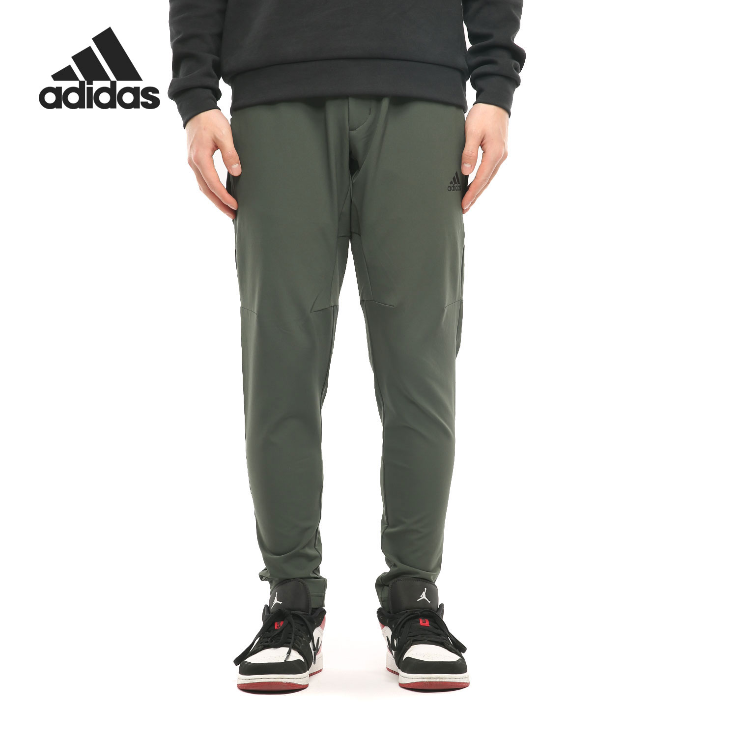 阿迪达斯正品男跑步运动裤长裤