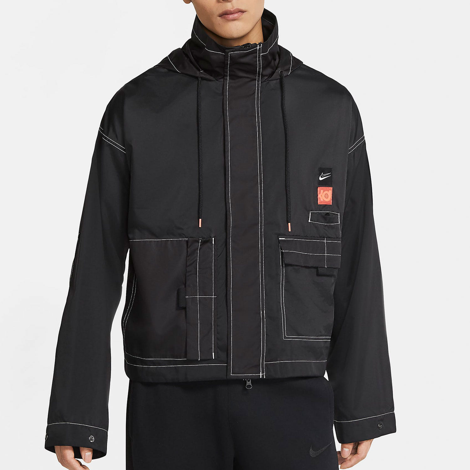 Nike/耐克正品KD男子篮球夹克外套轻便梭织休闲运动服CV2404-010