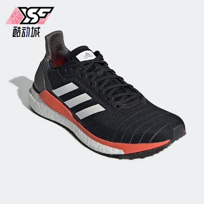 阿迪达斯正品运动男子系带跑步鞋
