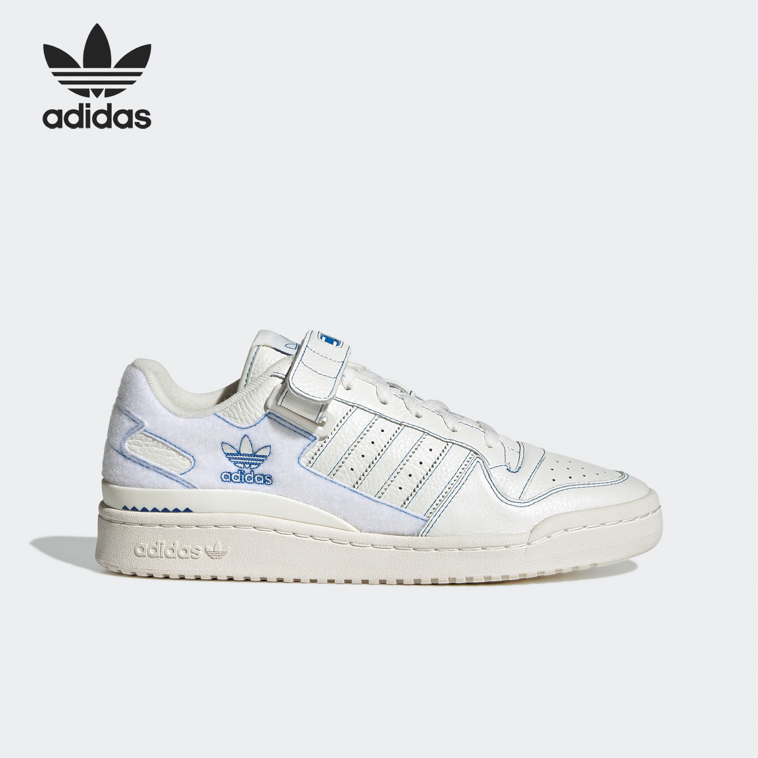 Adidas/阿迪达斯正品三叶草FORUM LOW男女运动休闲鞋GX1018