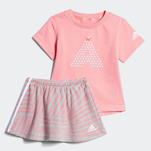 Adidas阿迪达斯正品婴童透气短裙