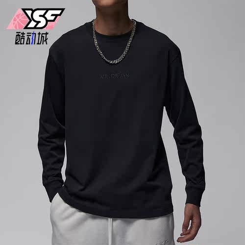 Nike/耐克正品Air Jordan男士圆领宽松运动长袖T恤FJ0703-045